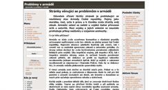 Desktop Screenshot of problemyvarmade.cz